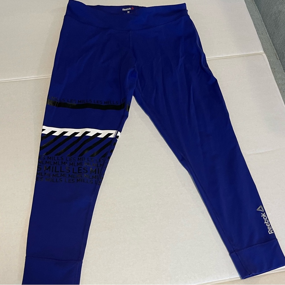 Reebok Les Mills Blue Women’s Cropped Leggings